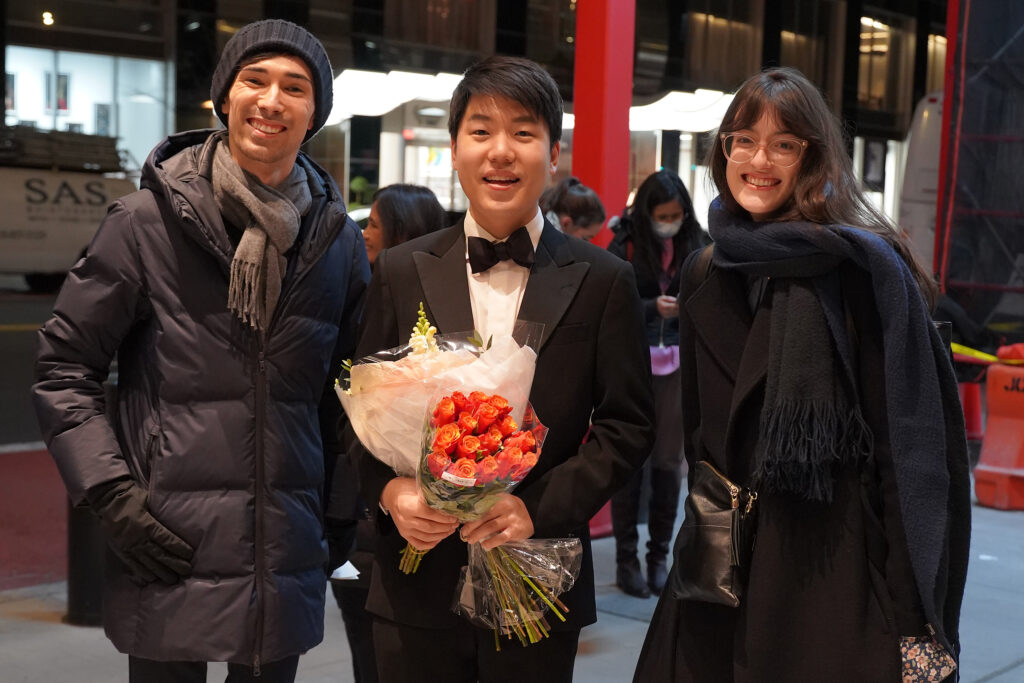 Sae Yoon Chon, with Shannon Ferber and Kian O'Connell of the Irish Mission to the UN